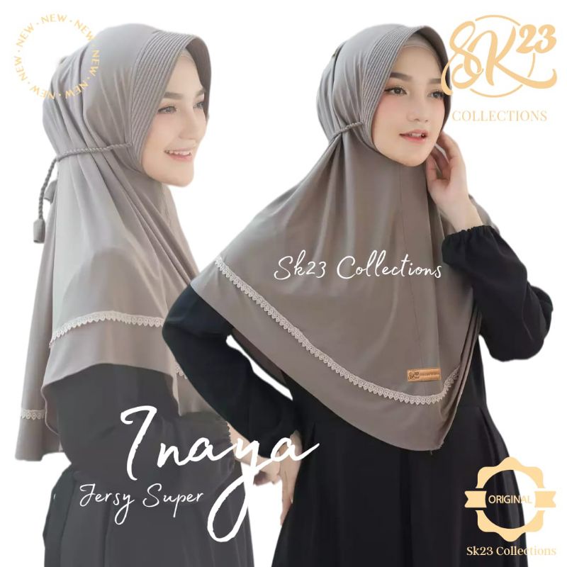 hijab bergo Inaya ori SK23 COLLECTIONS