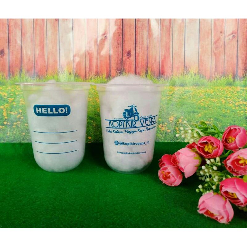 Cup Sablon Murah HOKAKU 14oz oval Min.Order 200 pcs