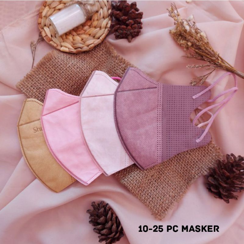 Perbungkus Seal (isi 10) Masker Duckbill Warna Salem Gugus Nude Artis Nagita