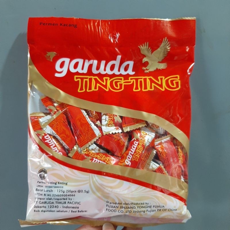 Jual Permen Garuda Ting Ting 50pcs 125gram Garuda Tingting Pack Isi