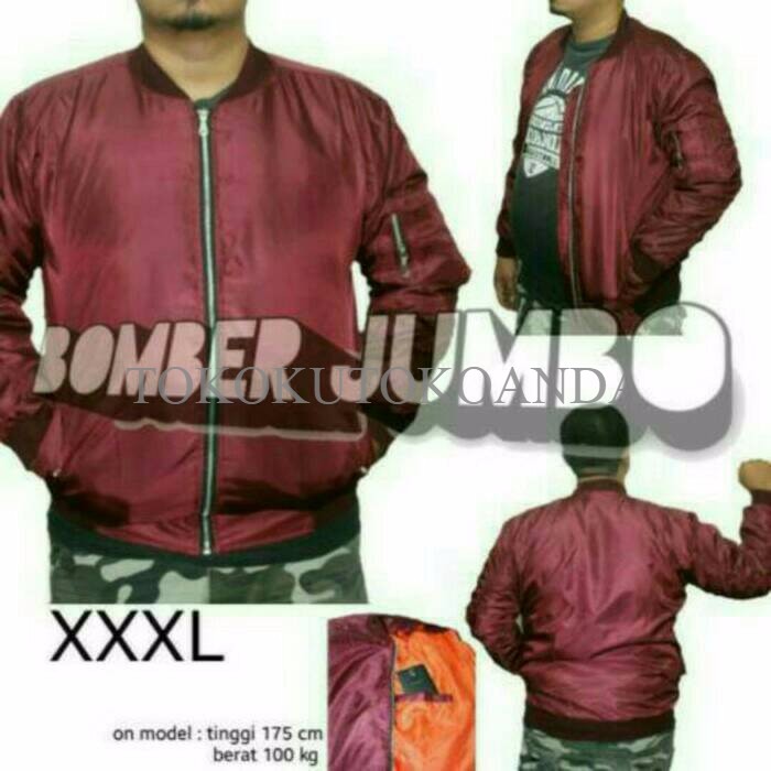 JAKET BOMBER BIG SIZE / JAKET PILOT JUMBO / JAKET PRIA WANITA JUMBO