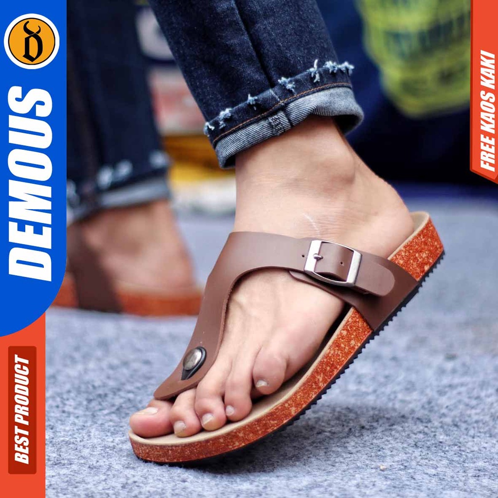 DEMOUS HIROE Sandal Jepit Pria Terbaru Kekinian