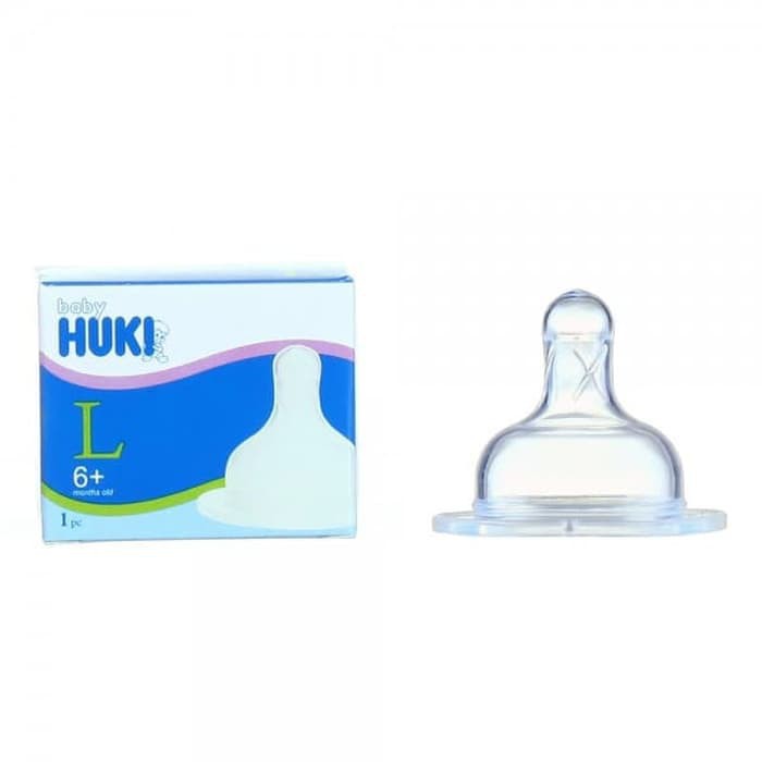 Huki Wide Neck Silicone Nipple 1pcs