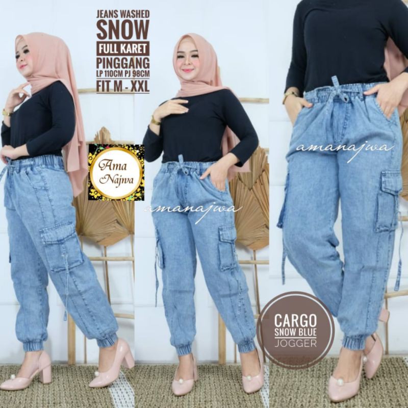 CARGO JEANS Jogger AMA NAJWA
