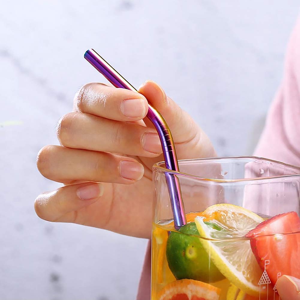 Sedotan Stainless Steel Straw - Sedotan Reusable Ramah Lingkungan