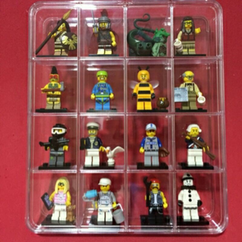 Akrilik Lego Minifigures isi 16pcs