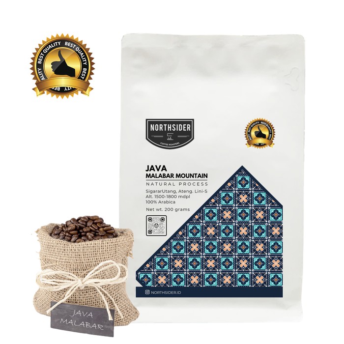 

BIJI KOPI ARABIKA JAVA MALABAR NATURAL MANUAL BREW COFFEE NORTHSIDER - kkp857