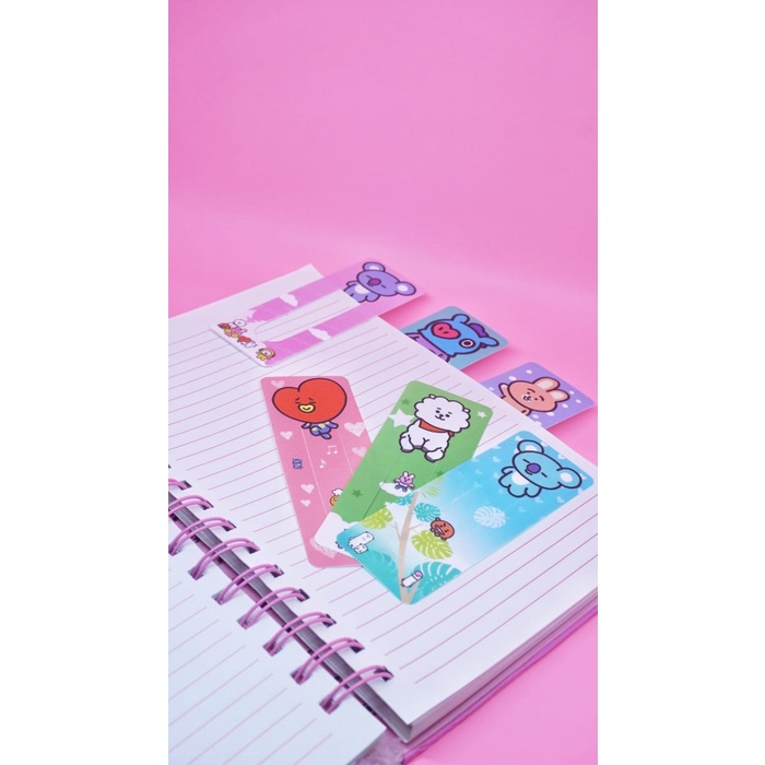 

Star Termurah Pembatas Buku Set Bt21 15 Pcs Book Binder Bangtanboys Lucu Sale!!!