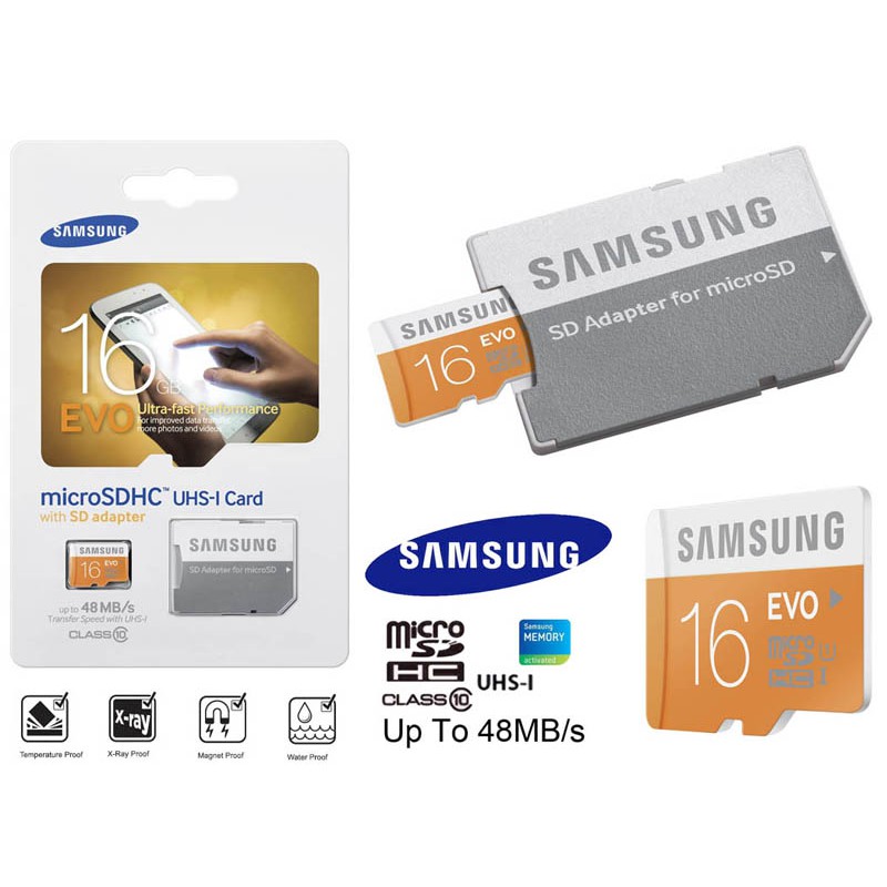 Micro SDHC Class 10 Evo Samsung 16GB