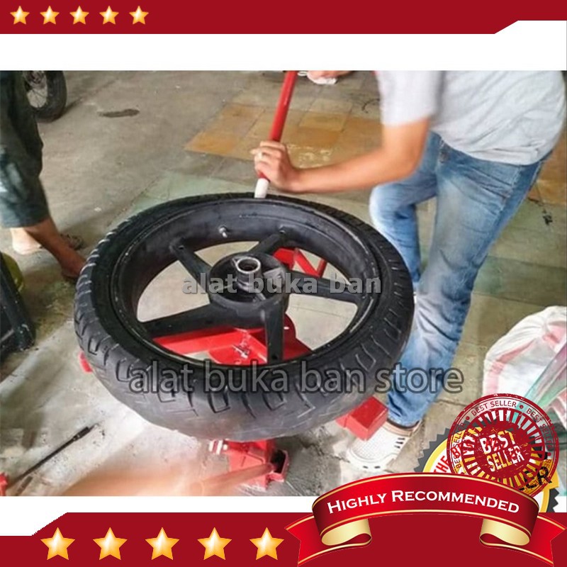 Alat Buka Ban Motor - Alat Pasang Ban Motor - Tire Changer Manual