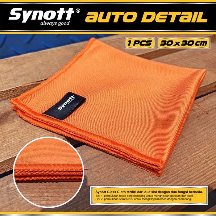 Kain Lap Microfiber Synott Motor, Visor Helm, Mobil, Aman Gores Baret