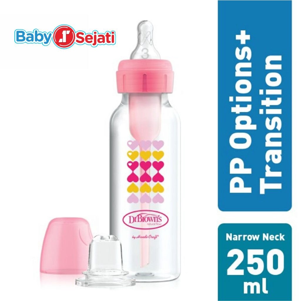 Dr. Brown's Options+ Standard Transition Bottle with Sippy Spout 8oz