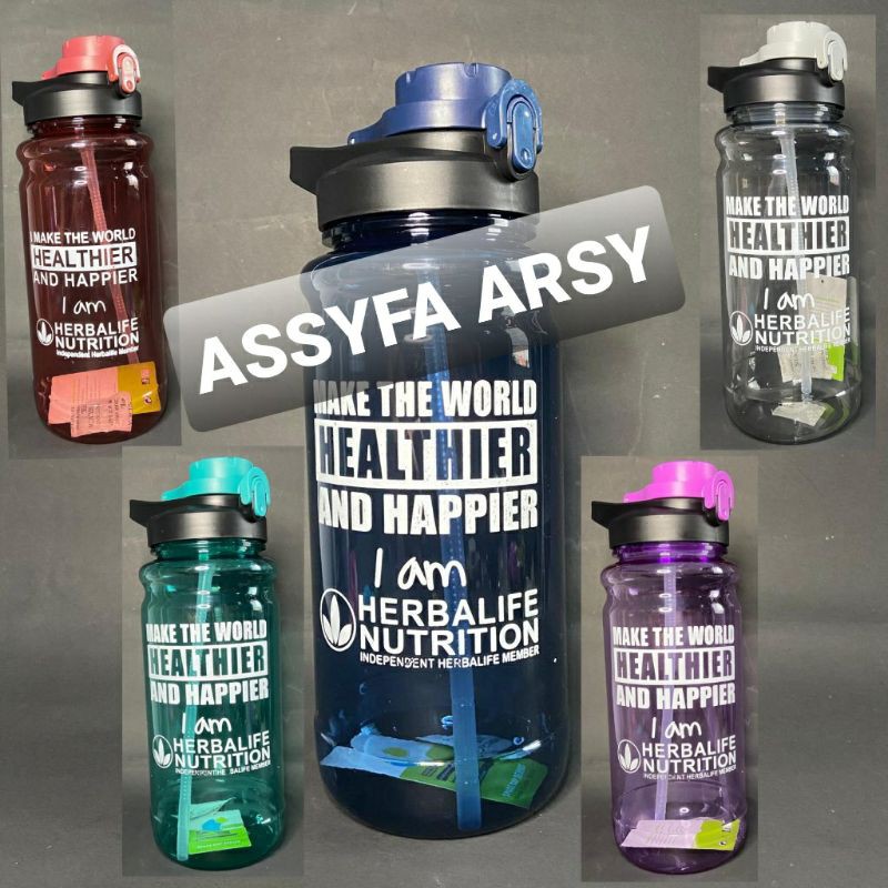 Botol minum #Herbalife 2000ml/2Liter