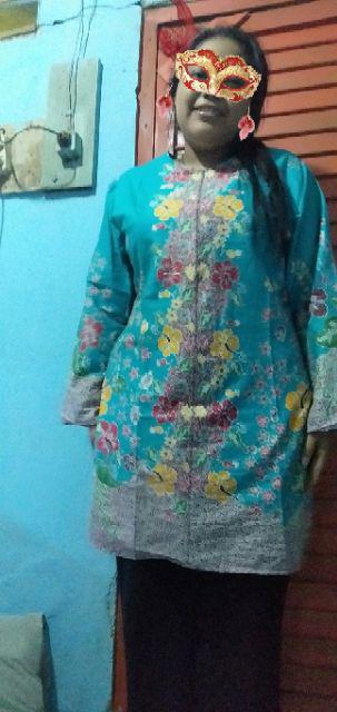 Gamis Batik Modern S M L Xl Xxl 3xl 4xl 5xl 6xl 7xl