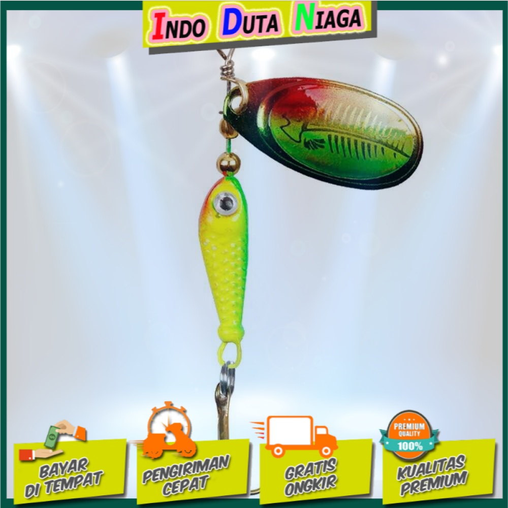 LUSHAZER Umpan Pancing Ikan Spinner Fishing Lure 9G - LU79