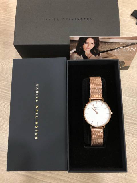Jam Tangan Dw Classic Petite Original Fullset Box