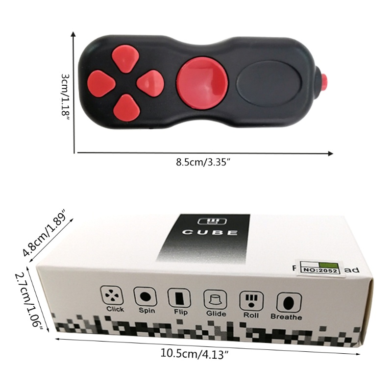 Mary for Focus Mainan Anak Portable Gam Dekompresi Tangan Controller Pereda Kecemasan Remaja Dewasa Autism Fidget Pad