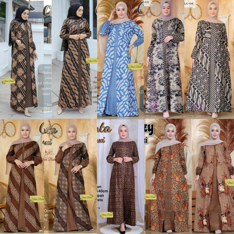 GAMIS BATIK JUMBO LD 120 - GAMIS BATIK MODERN