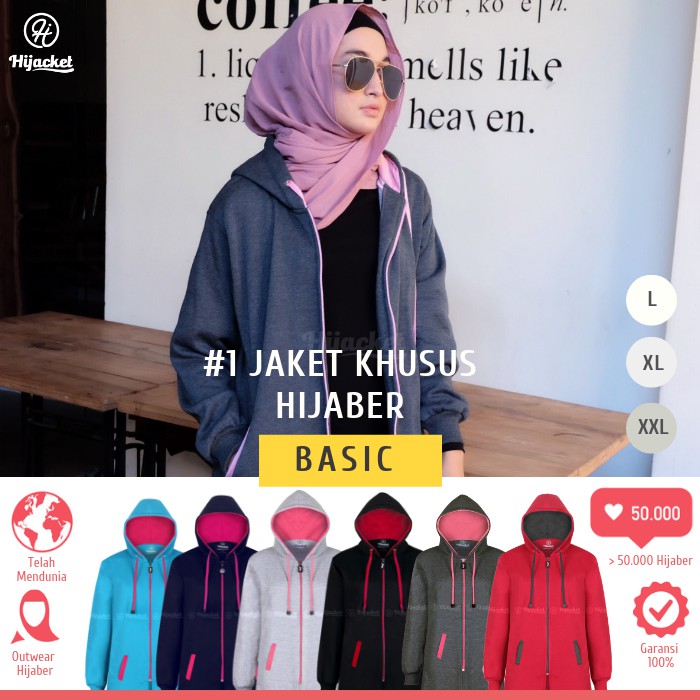 Jaket Wanita Muslim - Jaket Muslimah - Jaket Syari Original 100%