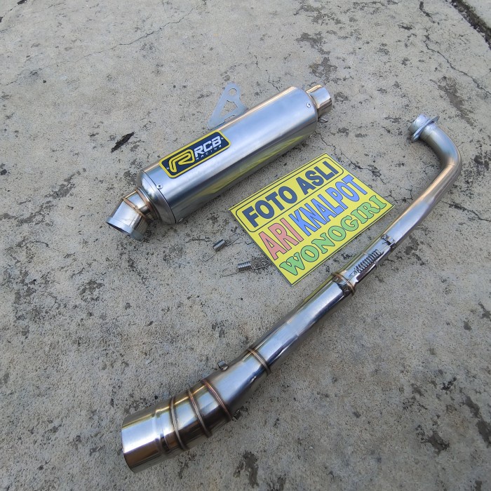 TERMURAH KNALPOT RCB JENONG KARISMA ABSOLUTE REVO Fi SUPRA X 125 BLADE WRX GP5