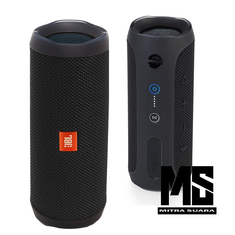 JBL FLIP4 / FLIP-4 ORIGINAL GARANSI 1TH PT.IMS - BLACK - Putih