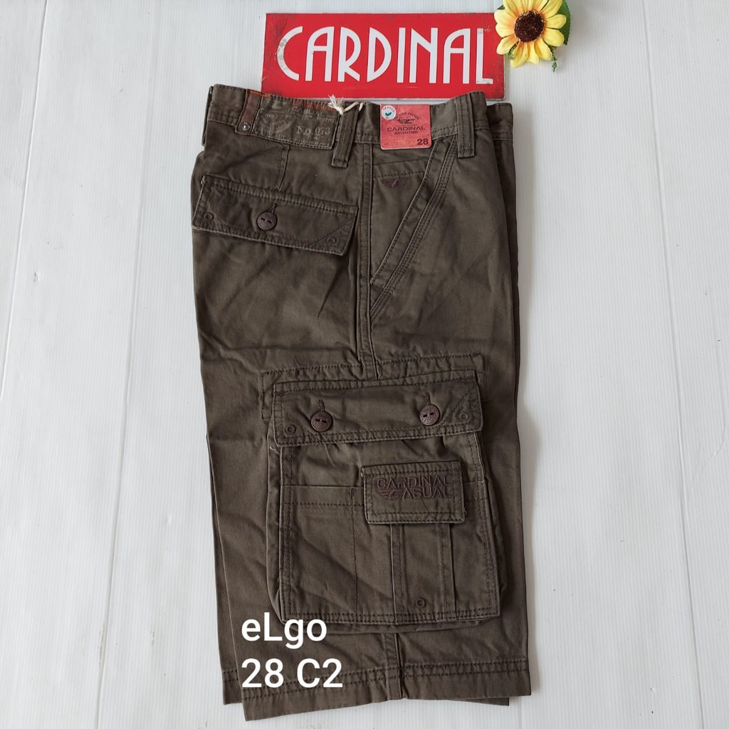 BB 28-C CARDINAL KEMPOL CASUAL Celana Pendek Kempol Fashion Pria Brand Kekinian