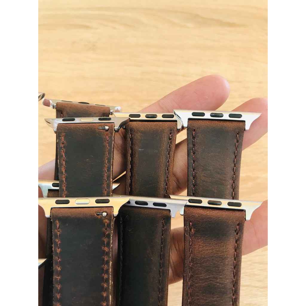 Strap Kulit Crazy Horse genuine leather vintage crazy horse Apple Watch  ( SIZE 38 40 41 42 44 45 MM)