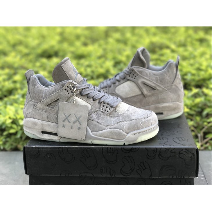 jordan 4 gray suede