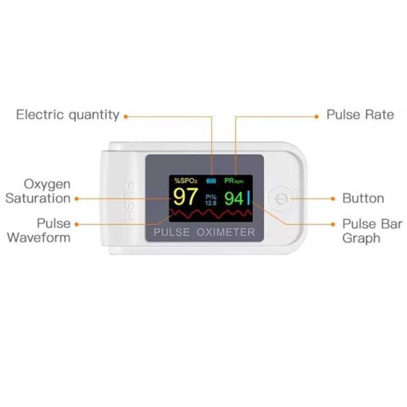 Pulse Oximeter LK89 Oxymeter Oksimeter Fingertip Pulse SPO2 PRbpm LK89