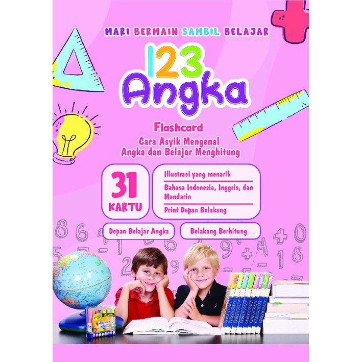 [1KG = 9 BOX] VIDI FLASHCARD 123 ANGKA / FLASH CARD / MAINAN EDUKASI KARTU PINTAR ANAK TERMURAH