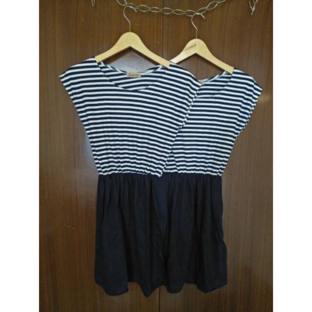 IMPORT BKK/ BAJU BANGKOK/ STRIPE DRESS