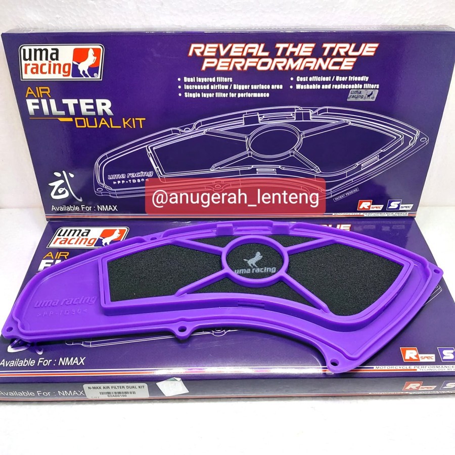 Filter Udara /Air Filter Dual Kit Uma Racing Yamaha NMax