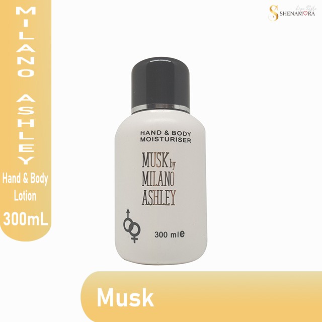 Musk Hand Body Lotion By Milano Ashley 300 ml | Black Musk