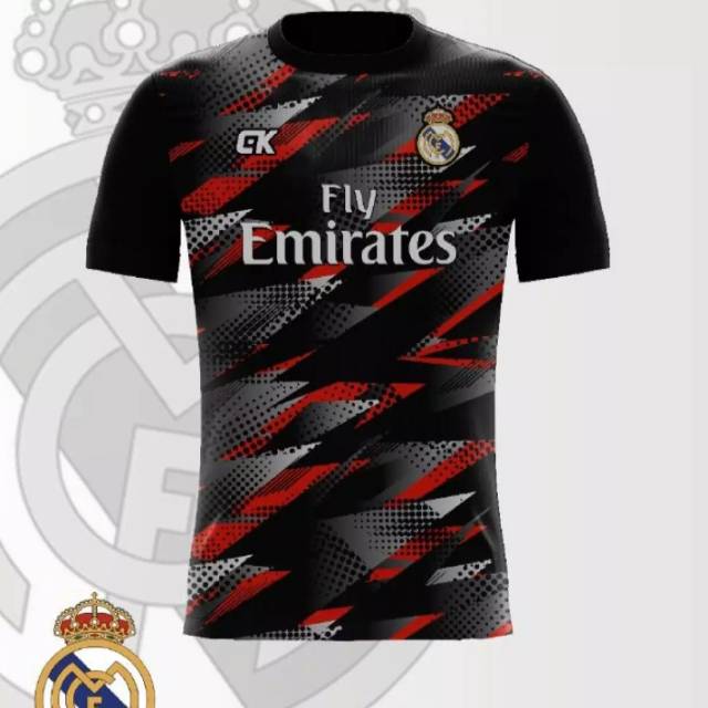 JERSEY BOLA  BAJU  BOLA  REAL  MADRID  PRINTING Shopee Indonesia