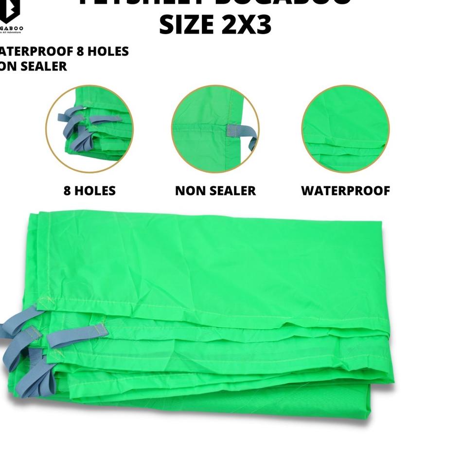 Terbaru Flysheet Ukuran 2x3 Meter - Penutup Tenda 8 Lubang - Flysheet 2x3