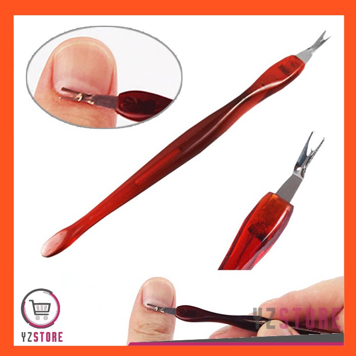 Cuticle Nail Trimmer Pembersih Pendorong Kutikula Manicure dan Pedicure YZ115