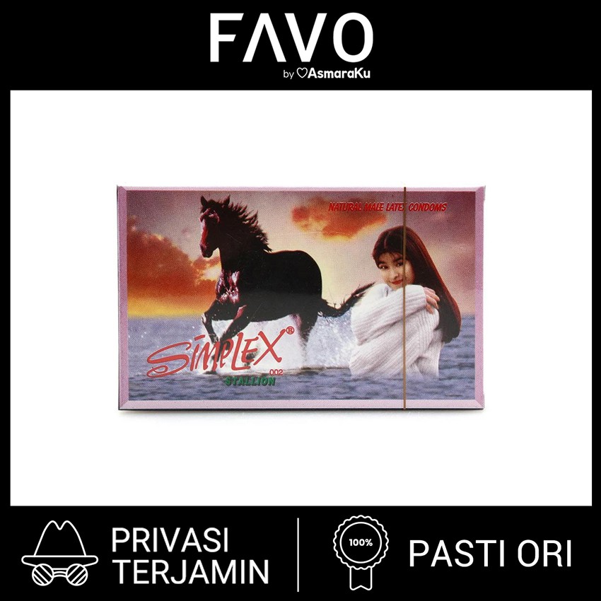 Kondom Simplex Stallion isi 12 Pcs - Kondom Tahan Lama