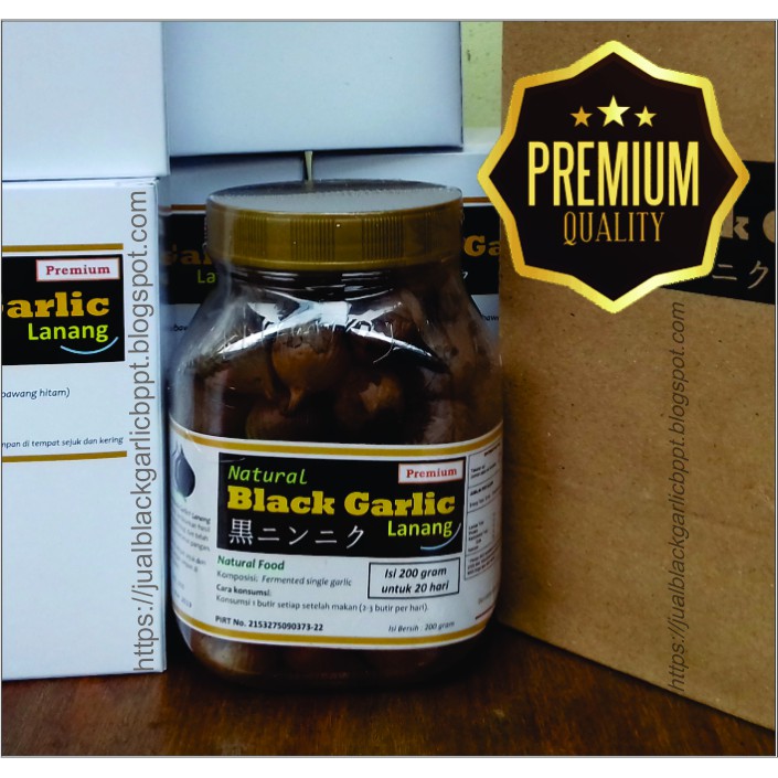 

Black Garlic BPPT Premium 200gr