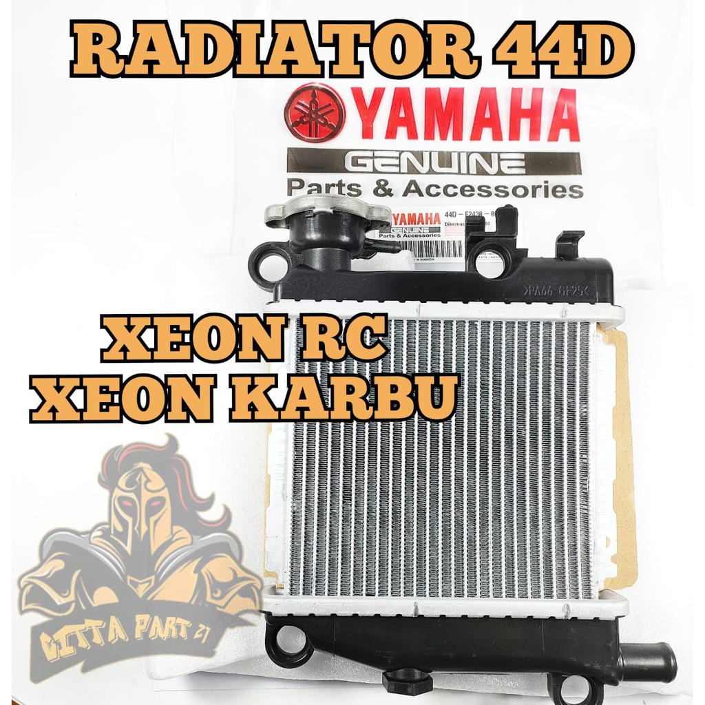 Radiator YAMAHA 44D KUALITAS ASLI ORIGINAL YAMAHA XEON RC XEON LAMA   presisi mulus dan awet