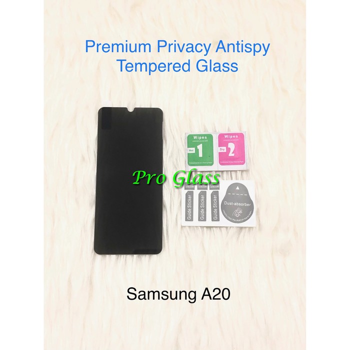 Samsung A20 Privacy Anti Spy / Antispy Premium Tempered Glass