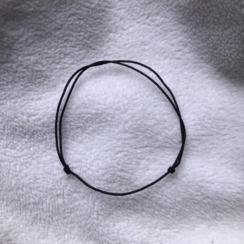 Gelang Hitam Tipis POLOS dan MANIK (RANDOM).