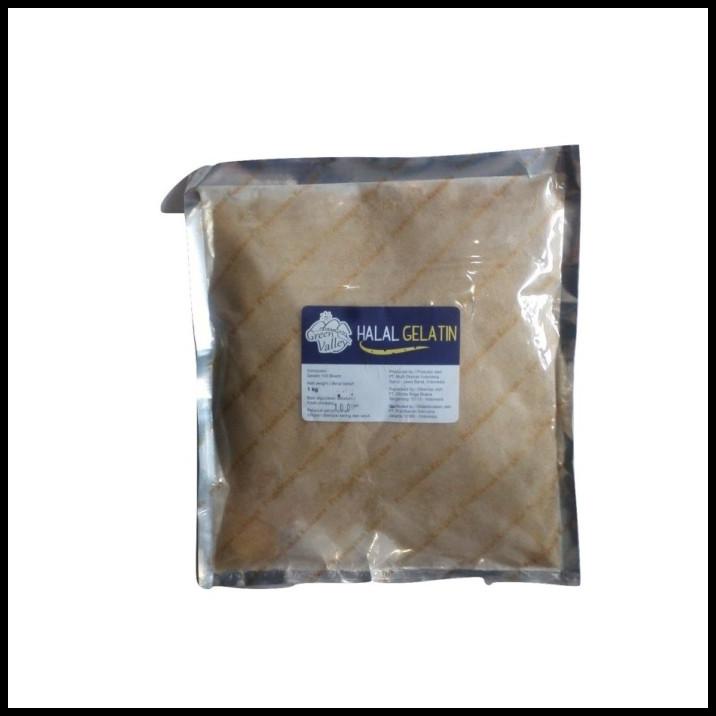 

Gelatine Powder / Gelatine Bubuk Halal Green Valley 1 Kg