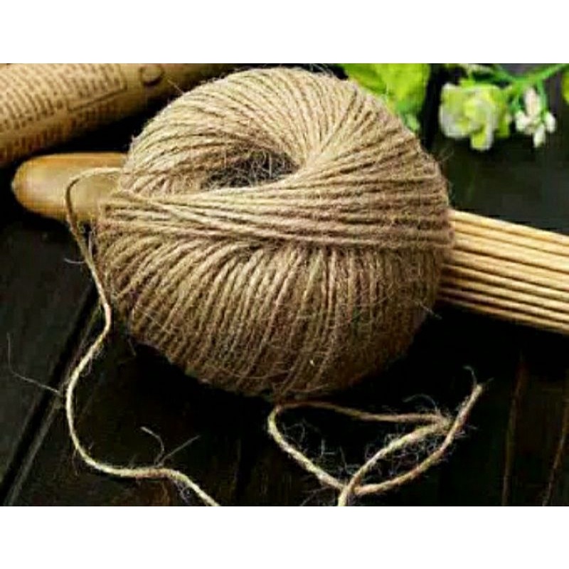 

(per METER) Tali Rami 2 ply utk Hang Tag Rustic Estetik HangTag Packaging Card Hiasan Dus Box