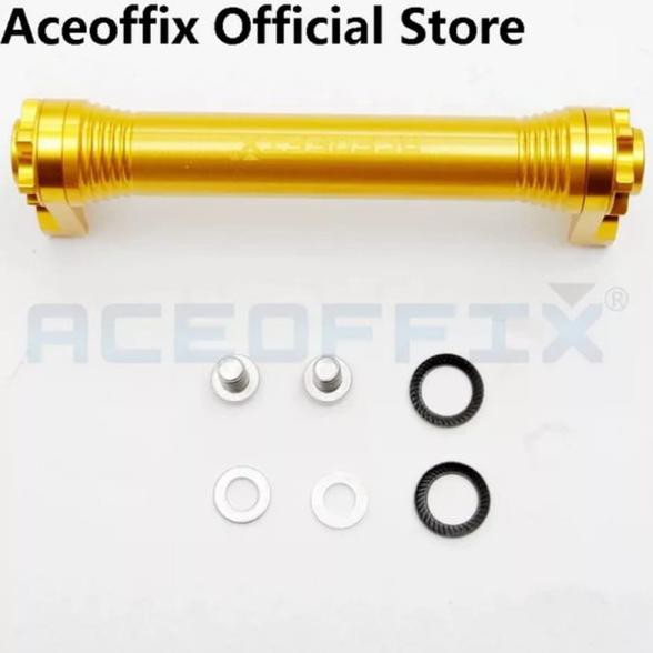 Aceoffix Brompton Extender Easy Wheel - Brompton  Extension Wheel Gold