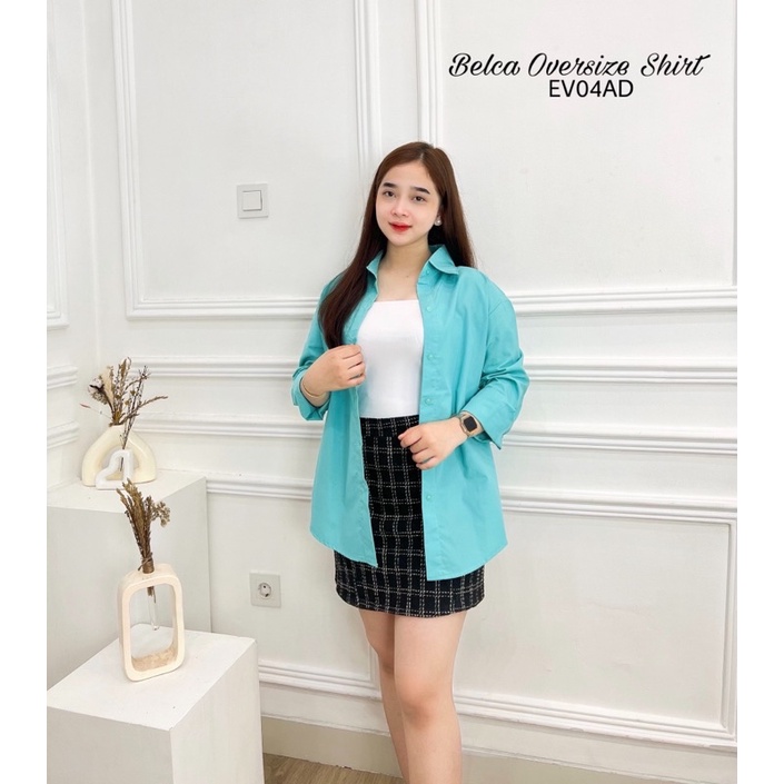 Kemeja Oversize Cewek Kue EV04AD