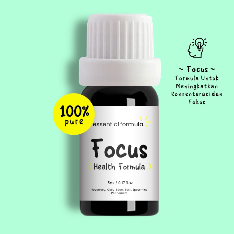 Essential Formula Focus Essential Oil Blend Untuk Meningkatkan Fokus