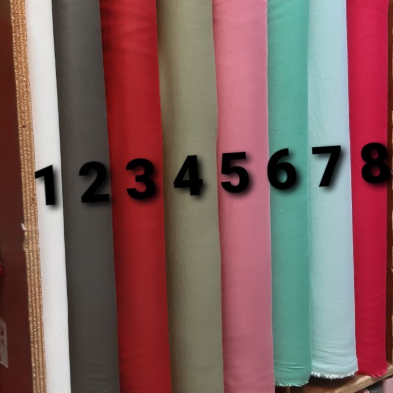 kain twill rayon import 1234 + rubiah rayon import 5678