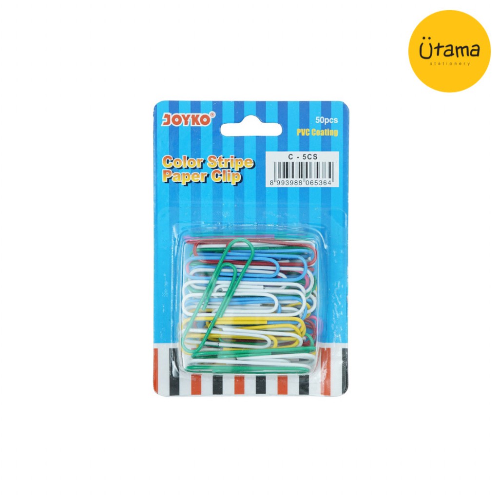

Klip/Penjepit Kertas/Paper Clip Joyko C-5CS Isi 50 (Grosir 6pc @4.100)