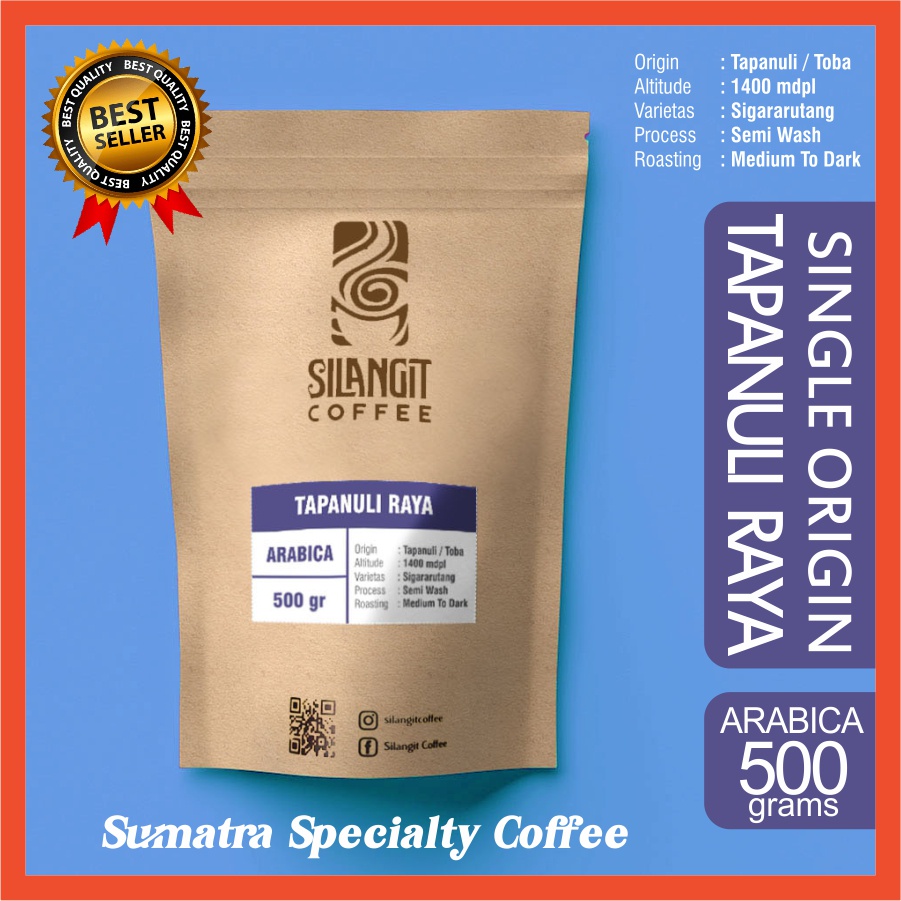 

Kopi Silangit Coffee ARABICA TAPANULI RAYA Premium Bubuk 500gr
