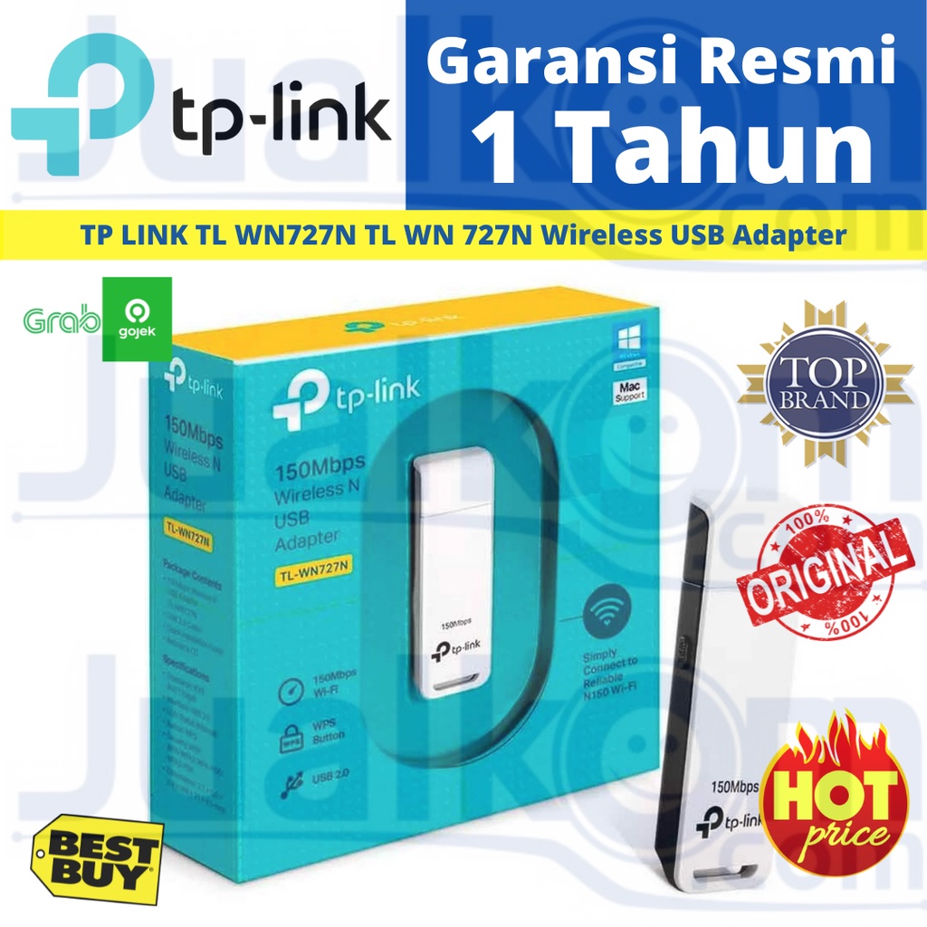 TPLink Wireless N USB Adapter Tp Link TL WN727N